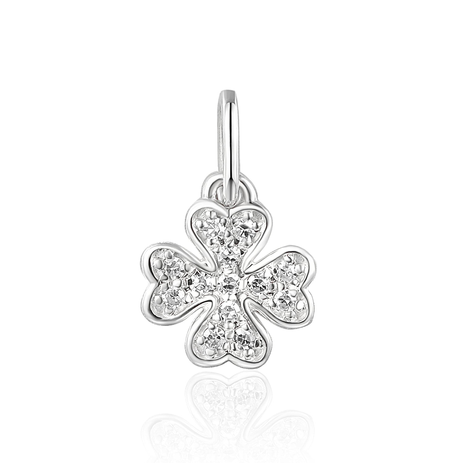 Diamond Clover Charm