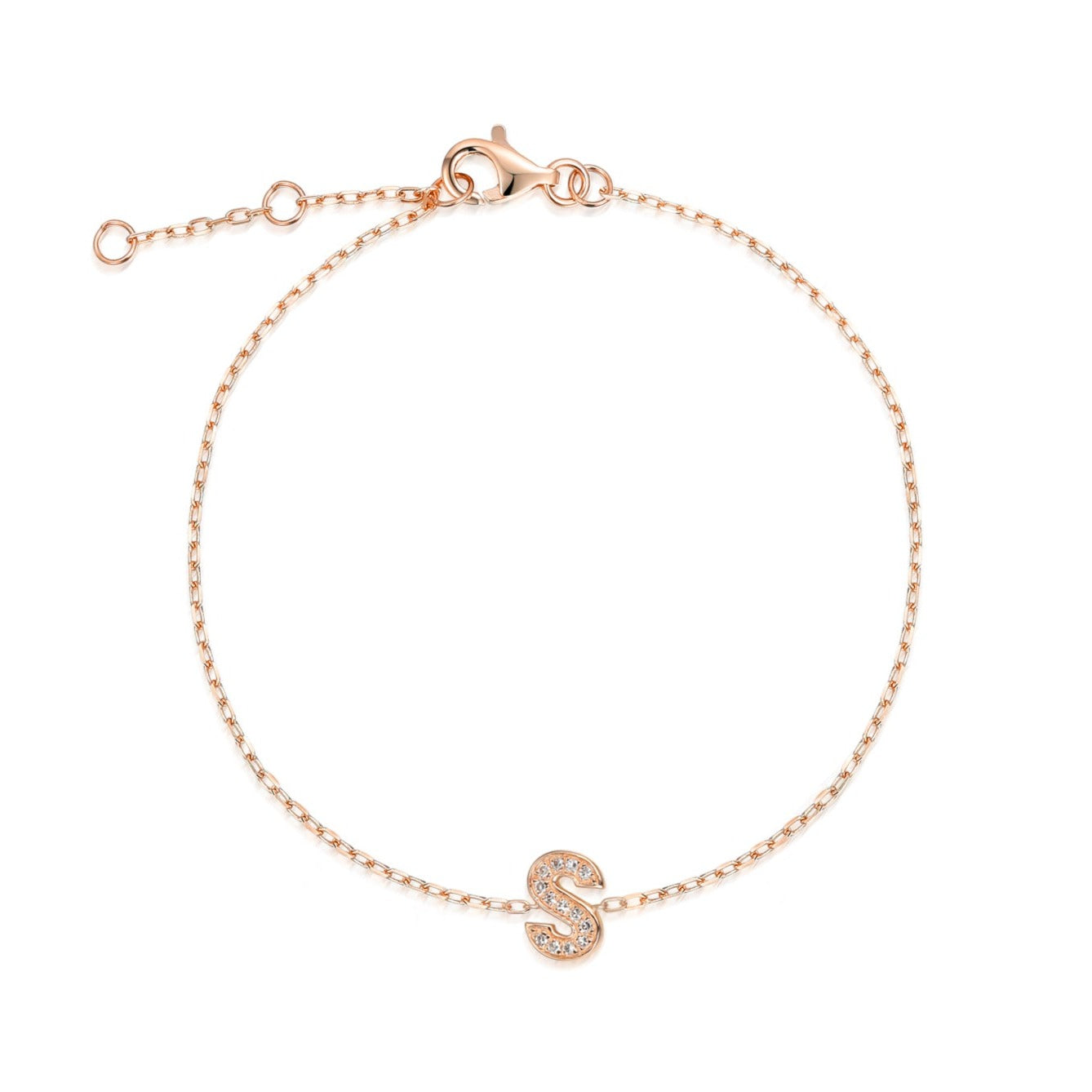 S hot sale initial bracelet