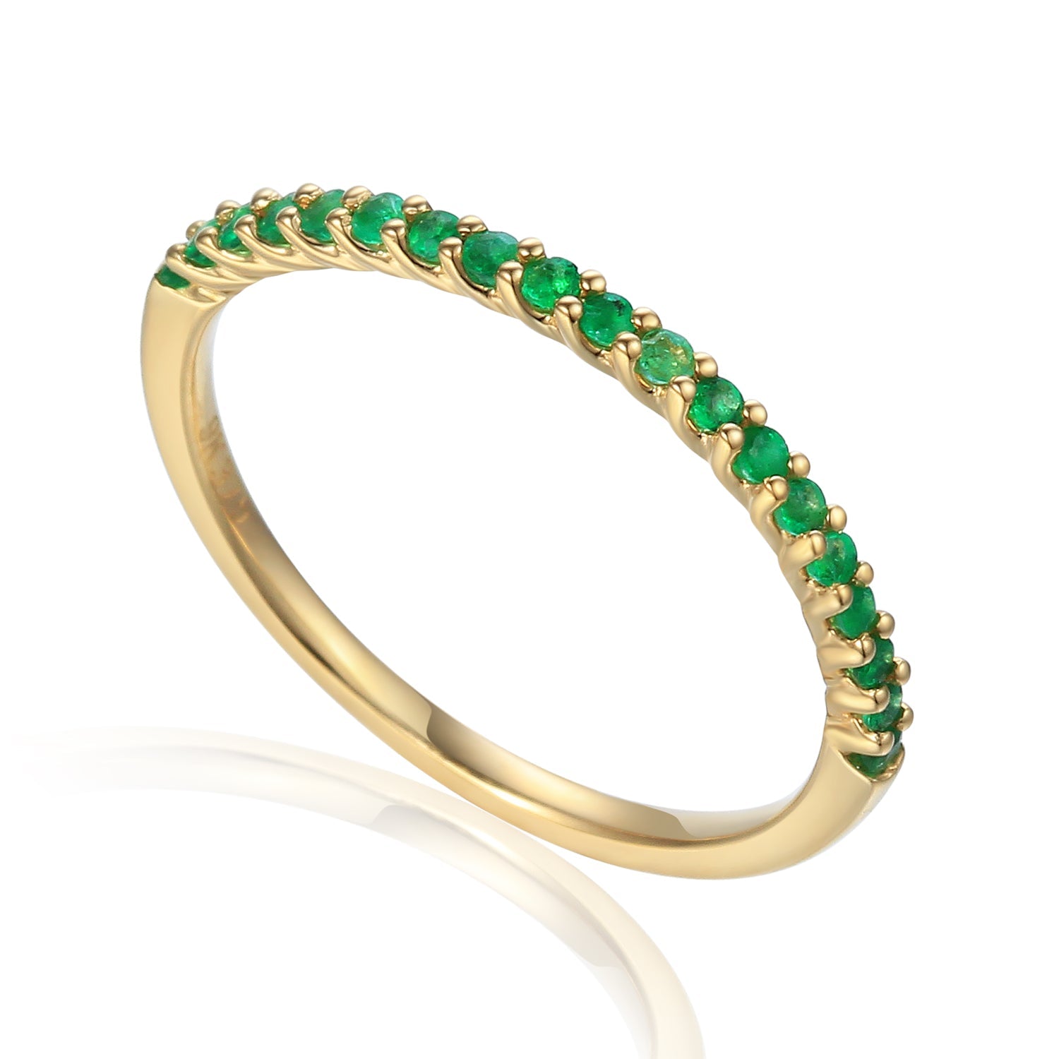 Gemstone Claw Set Eternity Ring – Ntinga Jewellery