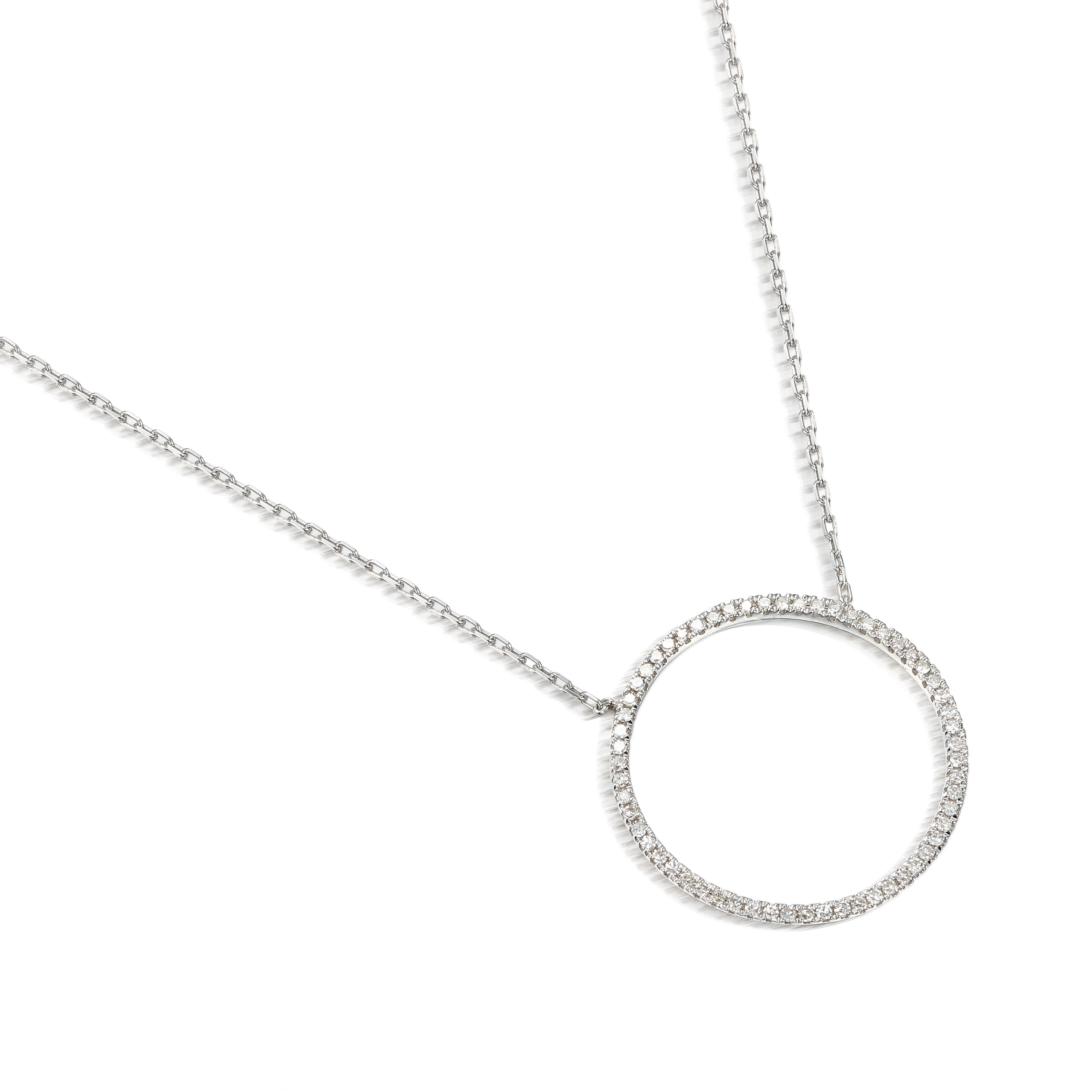 Open clearance circle necklace